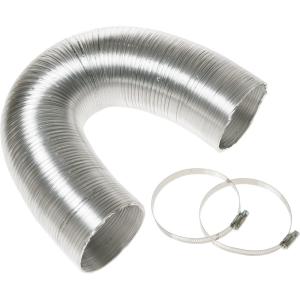 imageGE Appliances 8Foot Flexible Metal Dryer Duct WX08X10086 Genuine OEM Replacement Part for DryersDryer Duct