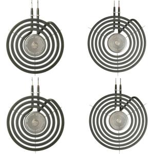 imageGE SensiTemp Coil Cooktop Replacement 4 Pack 2 8 Elements amp 2 6 Elements